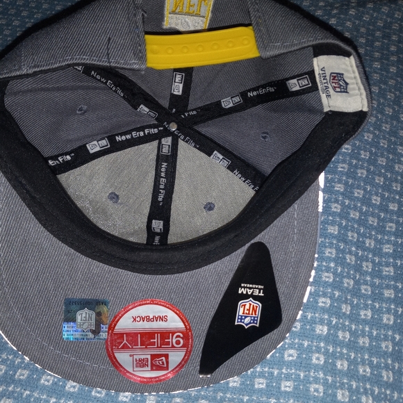 NEW ERA VINTAGE CAP COLLECTION NFL STEELERS ADJUSTABLE SNAPBACK - Picture 6 of 6